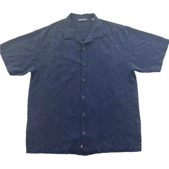 Tommy Bahama Men's Silk Camp Shirt Size L - Picture 1 of 9